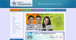 Desktop Screenshot of escolaprogresso.com.br